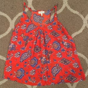 Razorback Colorful Chiffon Tank Top